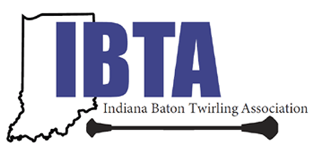 indiana baton twirling logo